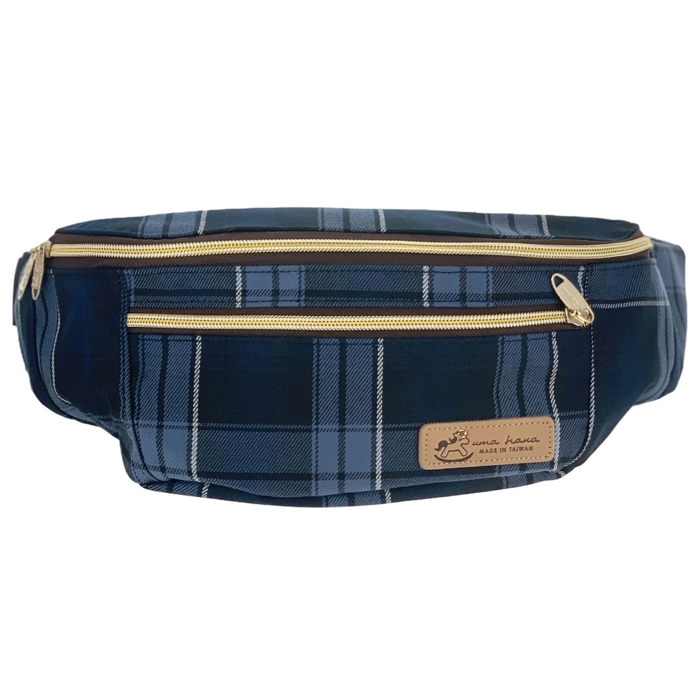 Waterproof Plaid Large Fanny Pack Crossbody Sling - Picture 1 of 9
